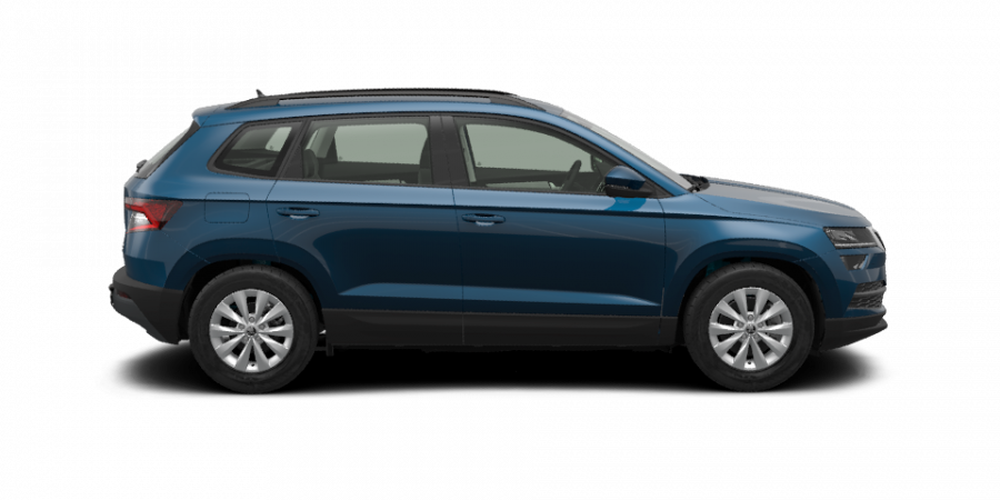 Škoda Karoq, 1,6 TDI 85 kW 6-stup. mech., barva modrá