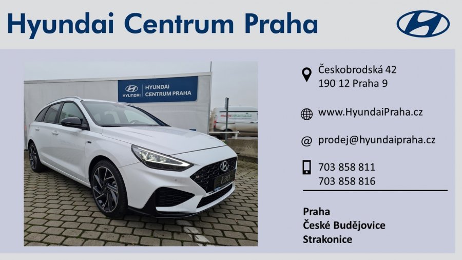 Hyundai i30, 1,5 T-GDI Mild hybrid 117 kW (95 NAT mild hybrid) 6 st. iMT, barva bílá