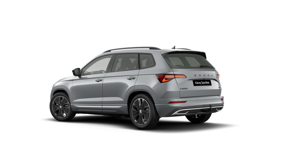 Škoda Karoq, 2,0 TSI 140 kW 7° automatická DSG 4x4, barva stříbrná
