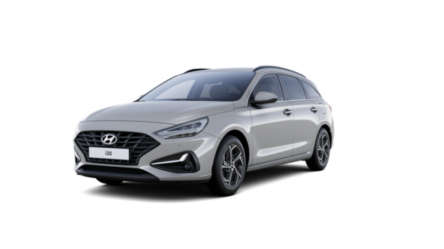 Hyundai i30, 1,0 T-GDI 88 kW, barva stříbrná