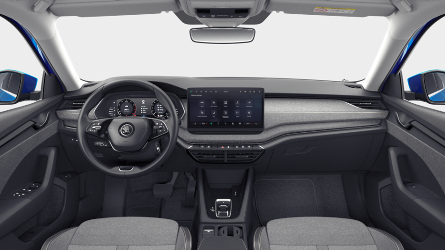Škoda Octavia, 1,5 TSI m-HEV 110 kW 7° automatická DSG, barva modrá