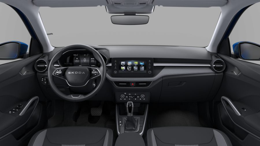 Škoda Fabia, 1,0 TSI 85 kW 7-stup. automat., barva modrá