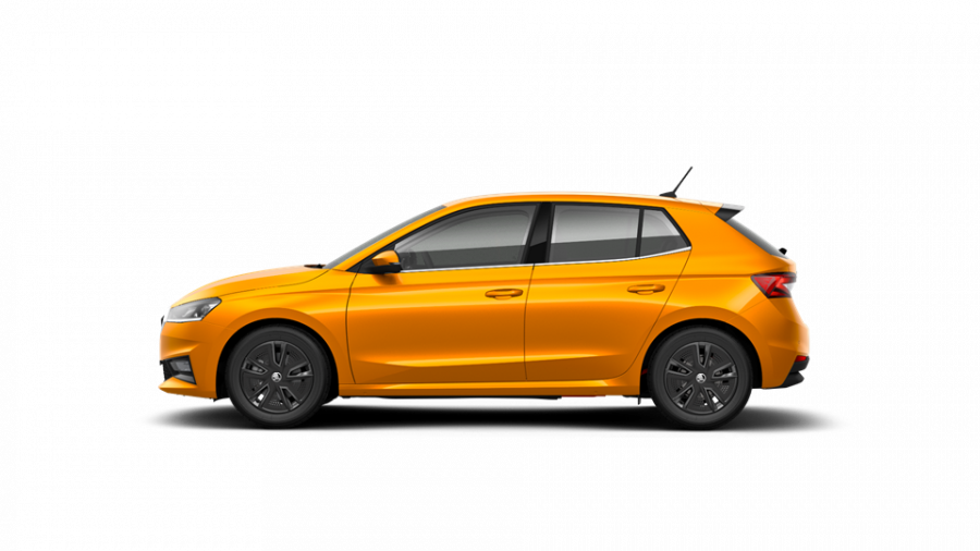 Škoda Fabia, 1,0 TSI 81 kW 6-stup. mech., barva oranžová
