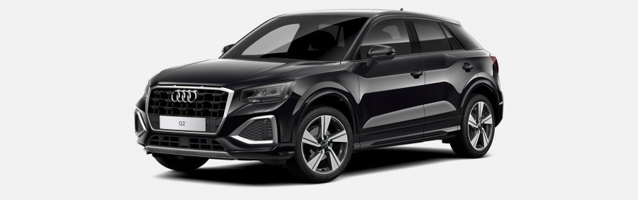 Audi Q2, Q2 Advanced 35 TFSI 110kW CoD, barva černá