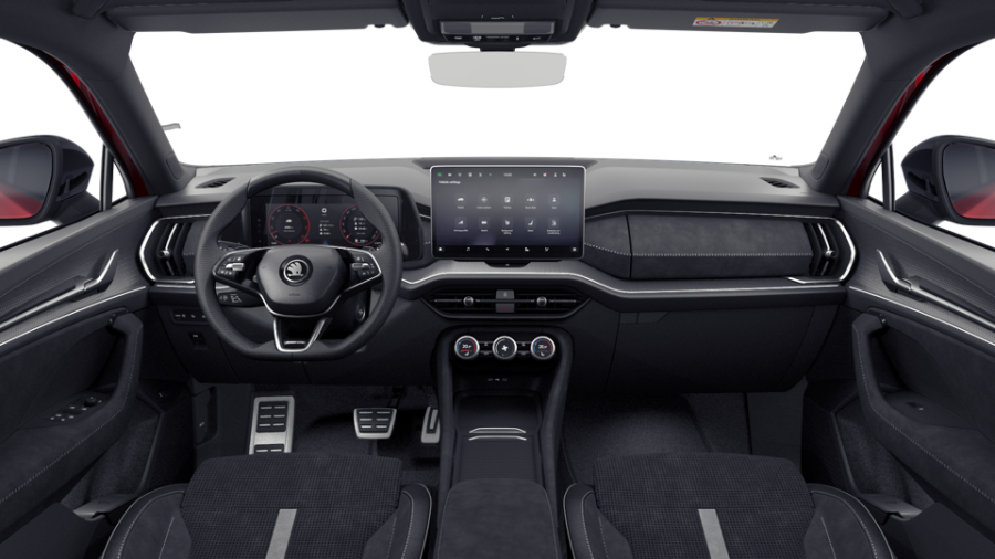 Škoda Kodiaq, 2,0 TDI 142 kW 7-stup. automat. 4x4, barva červená