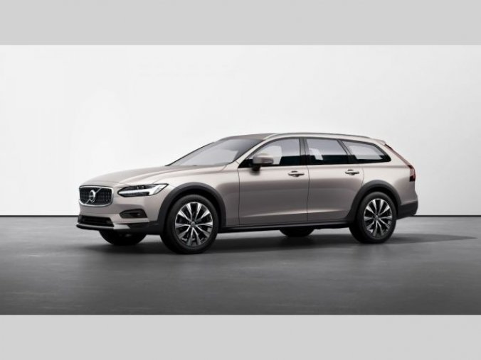 Volvo V90, B4 2.0L 197+14 HP AT8 AWD CROS, barva stříbrná