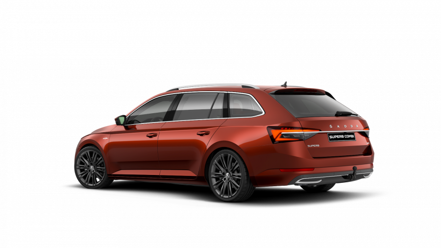 Škoda Superb, 2,0 TDI 147 kW 7-stup. automat. 4x4, barva oranžová