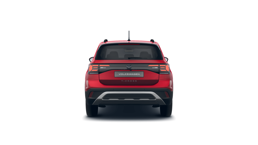 Volkswagen T-Cross, T-Cross People 1.0 TSI 85 kW 7DSG, barva červená