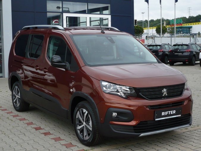 Peugeot Rifter, L2 GT-LINE 1,5BlueHDi 130k EAT8+7MÍST, SKLADEM, barva oranžová