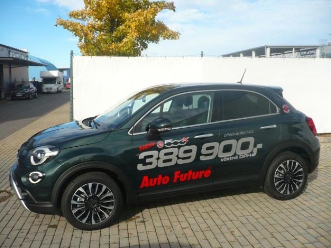 Fiat 500X, 1.0 Firefly 120k city cross, barva zelená