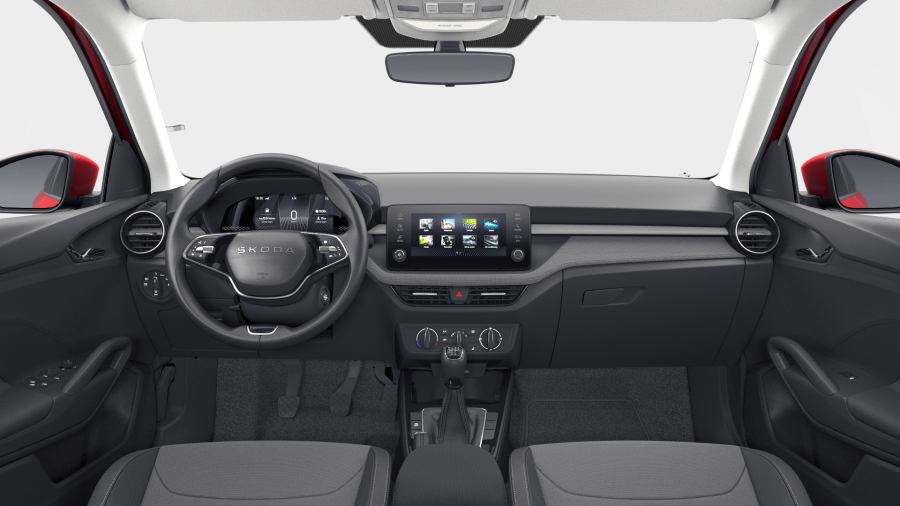 Škoda Fabia, 1,0 TSI 70 kW 5° manuální, barva červená