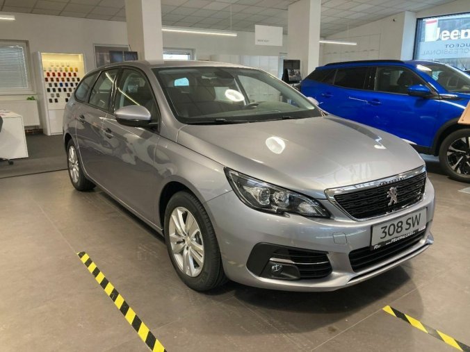 Peugeot 308, SW Active Pack 1,5 BlueHDi 130, barva šedá