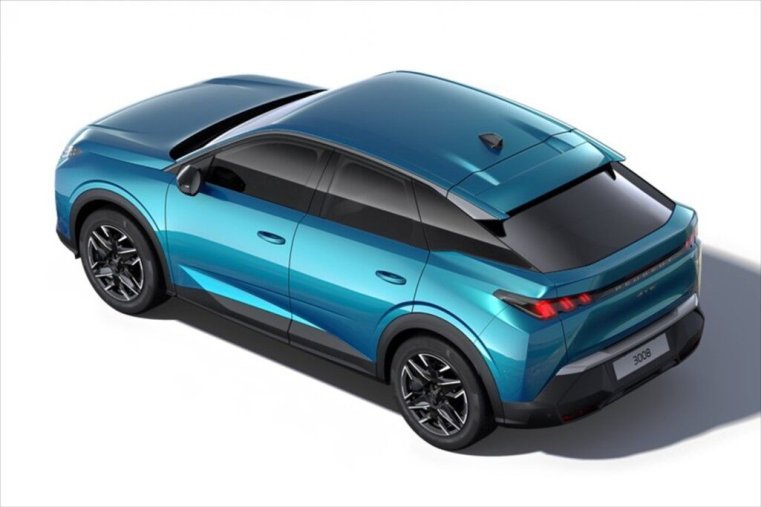 Peugeot 3008, Peugeot 3008 1,2 ALLURE Hybrid 145 e-DCS6, barva modrá
