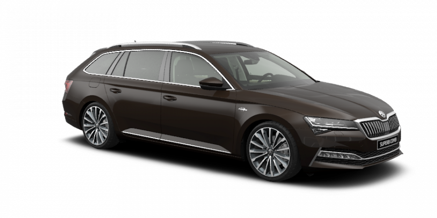 Škoda Superb, 2,0 TDI 147 kW 7-stup. automat. 4x4, barva hnědá