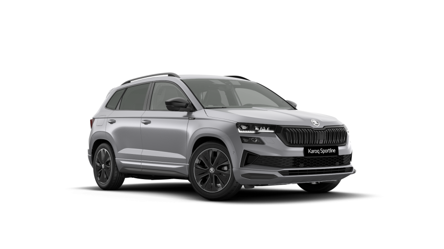 Škoda Karoq, 1,5 TSI 110 kW 7° automatická DSG, barva stříbrná