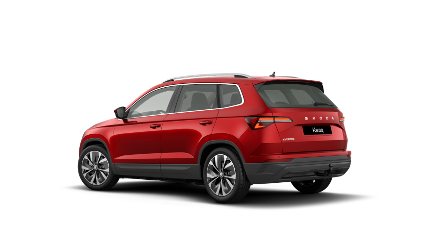 Škoda Karoq, 1,5 TSI 110 kW 7° automatická DSG, barva červená