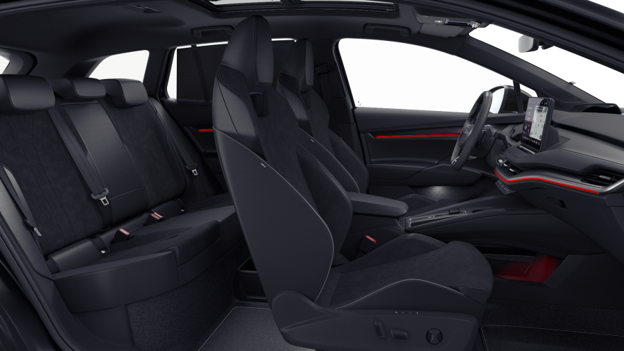 Škoda Enyaq iV, 82 kWh 1° automatická, barva černá