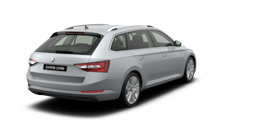 Škoda Superb, 2,0 TDI 110 kW 6-stup. mech., barva stříbrná