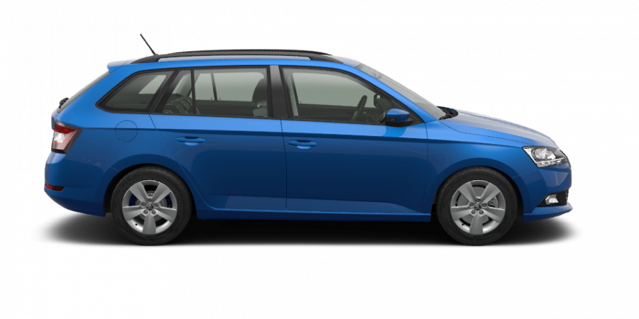 Škoda Fabia, 1,0 TSI 70 kW 5-stup. mech., barva modrá