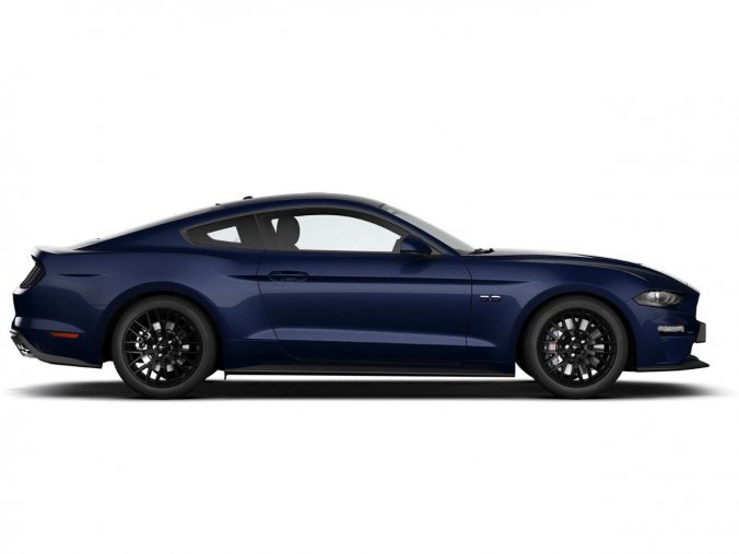 Ford Mustang, liftback, MUSTANG V8 GT Fastback 5,0 GT 330 kW / 449 k, barva modrá