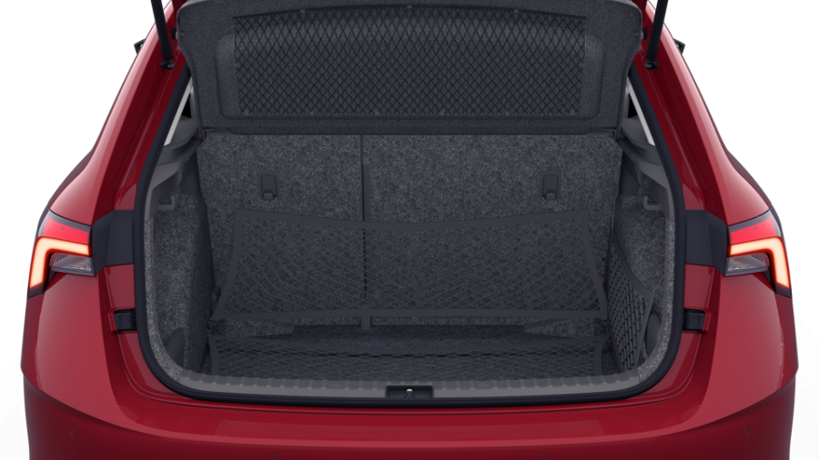 Škoda Scala, 1,5 TSI 110 kW 7° automatická DSG, barva červená
