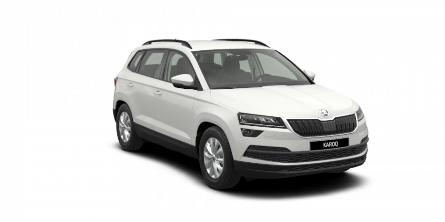 Škoda Karoq, 1,5 TSI 110 kW 6-stup. mech., barva bílá