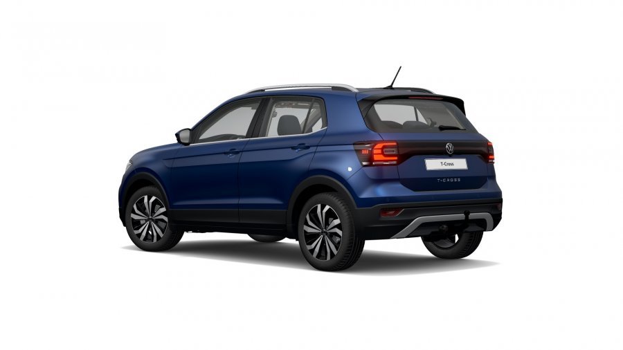 Volkswagen T-Cross, T-Cross Style 1,0 TSI 81 kW 6G, barva modrá