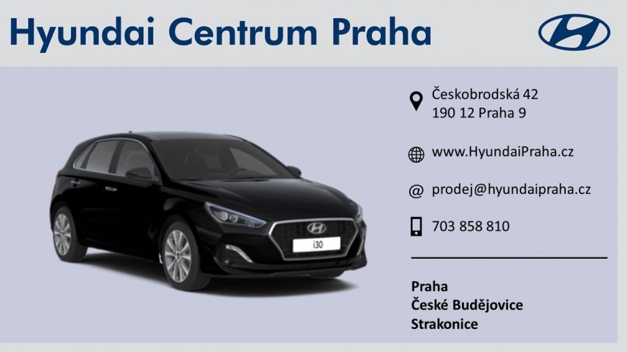 Hyundai i30, 1,4i 73 kW (95 NAT) 6 st. man, barva černá