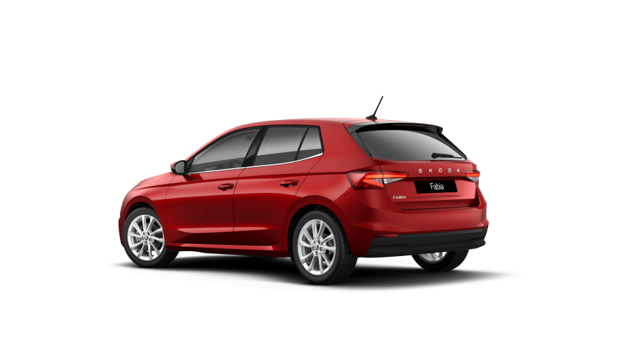 Škoda Fabia, 1,0 TSI 85 kW 7-stup. automat., barva červená