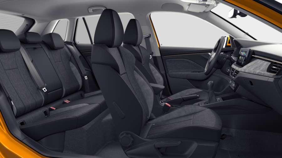 Škoda Kamiq, 1,0 TSI 70 kW 5-stup. mech., barva oranžová