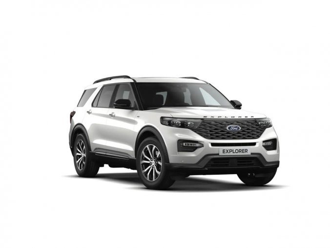 Ford Explorer, hatchback, ST-LINE 5D 3,0 EcoBoost 336 kW / 457 k 10st. automatická, barva bílá