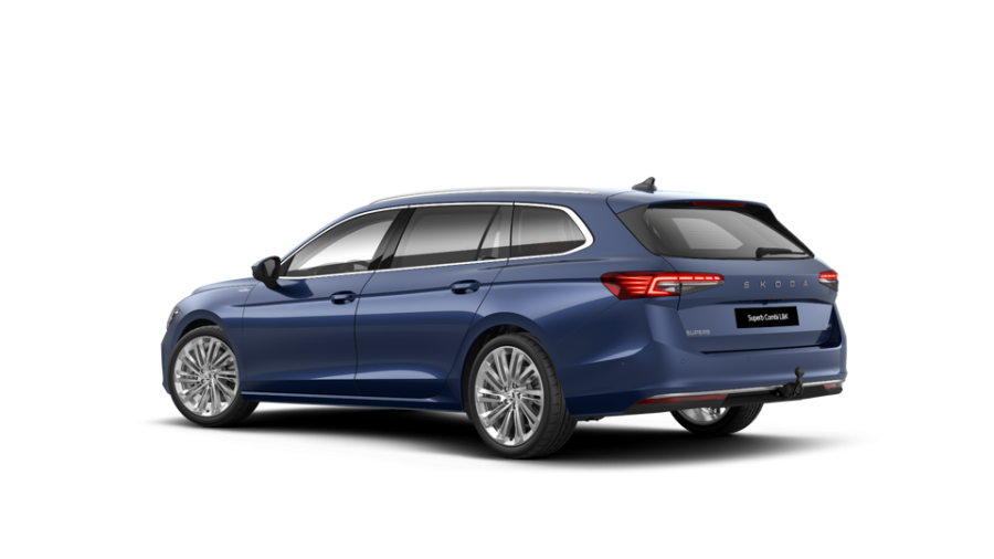Škoda Superb, 2,0 TDI 142 kW 7-stup. automat. 4x4, barva modrá