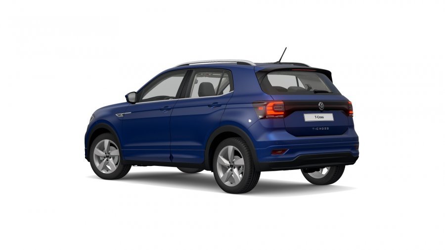 Volkswagen T-Cross, T-Cross Style 1,0 TSI 81 kW 6G, barva modrá