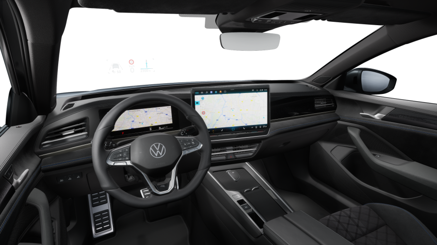 Volkswagen Passat, Passat R-Line 1,5 TSI 150 kW eHybrid, barva šedá