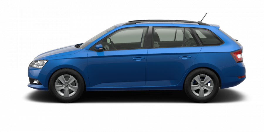 Škoda Fabia, 1,0 MPI 55 kW 5-stup. mech., barva modrá