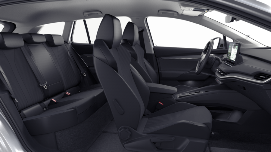 Škoda Enyaq iV, 82 kWh 1° automatická, barva stříbrná