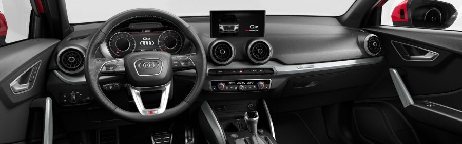 Audi Q2, Q2 S line 35 TFSI 110kW CoD, barva červená