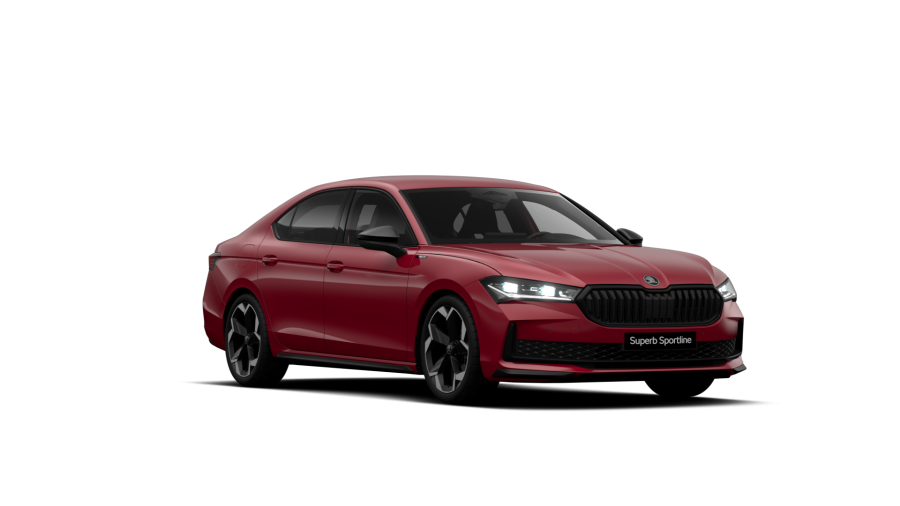 Škoda Superb, 2,0 TSI 150 kW 7-stup. automat., barva červená