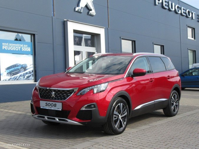 Peugeot 5008, ALLURE 1.5 BlueHDi 130 S&S MAN, barva šedá