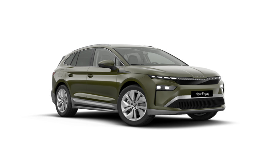 Škoda Enyaq iV, 82 kWh 210,00 kW 1° automatická 4x4, barva zelená
