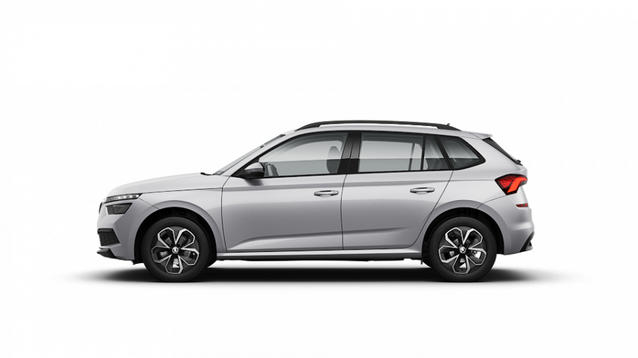 Škoda Kamiq, 1,0 TSI 81 KW 6-stup. mech., barva stříbrná