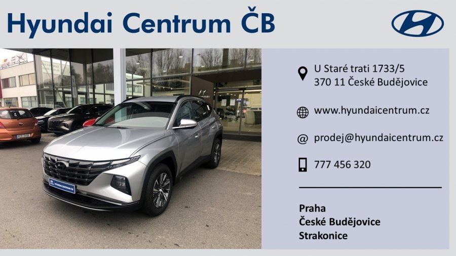 Hyundai Tucson, 1,6 T-GDi 110 kW (95 NAT) 6 st. man, barva stříbrná