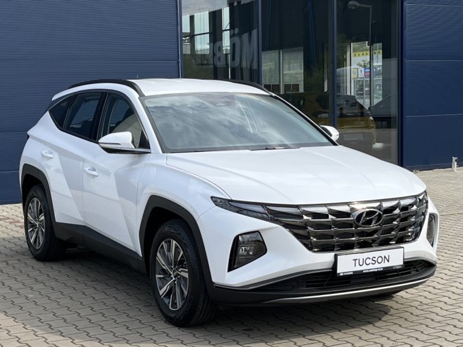 Hyundai Tucson, 1,6 T-GDi 110 kW (95 NAT) 6 st. man, barva bílá