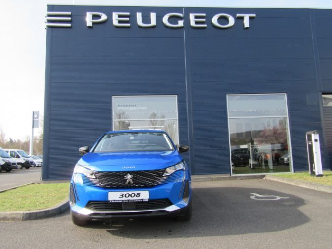 Peugeot 3008, ALLURE P. 1.2 PT servis zdarma, barva modrá