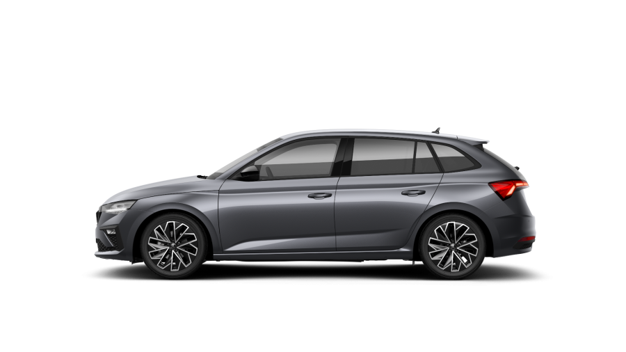 Škoda Scala, 1,5 TSI 110 kW 7° automatická DSG, barva šedá