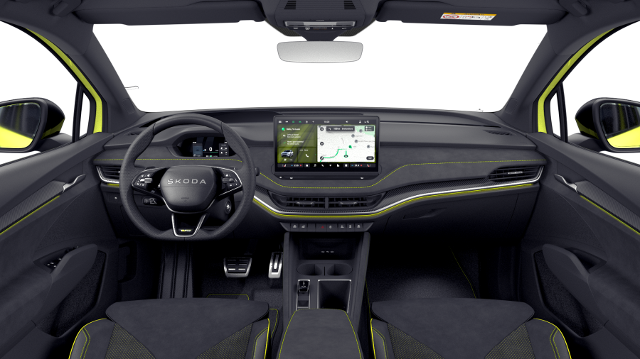 Škoda Elroq, 84 kWh 250 kW 1° převodovka 4x4, barva zelená