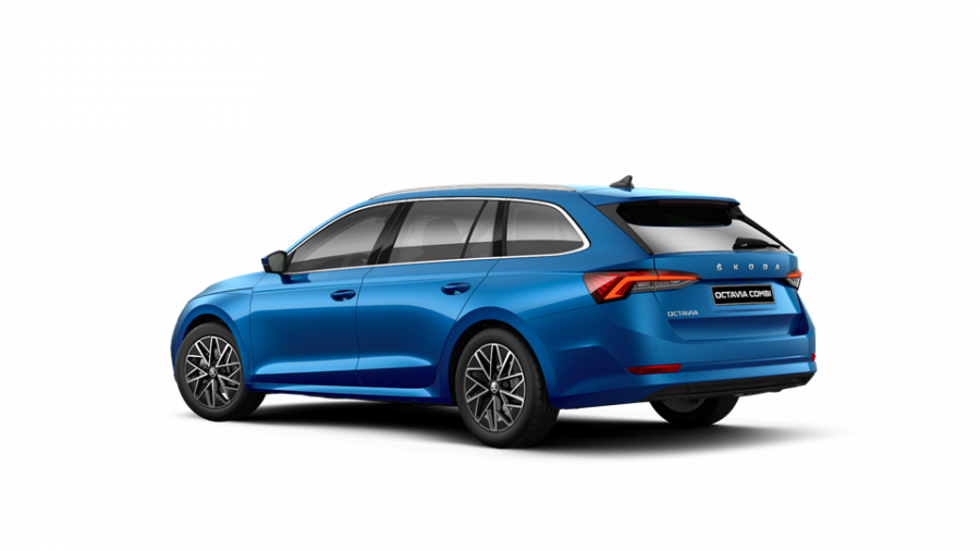 Škoda Octavia, 1,5 TSI 110 kW 6-stup. mech., barva modrá