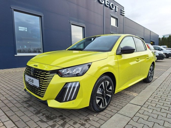 Peugeot 208, Peugeot 208 ALLURE Hybrid 100 e-DCS6, barva žlutá