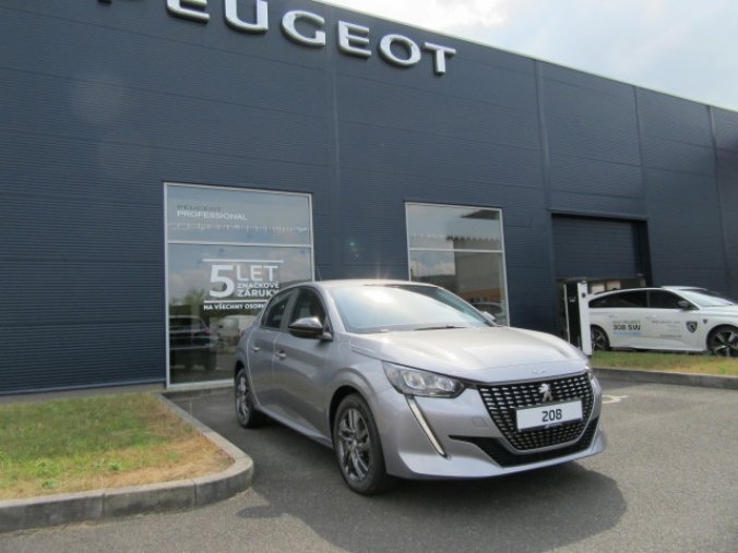 Peugeot 208, ACTIVE PACK 1.2 PureTech 75k, barva šedá