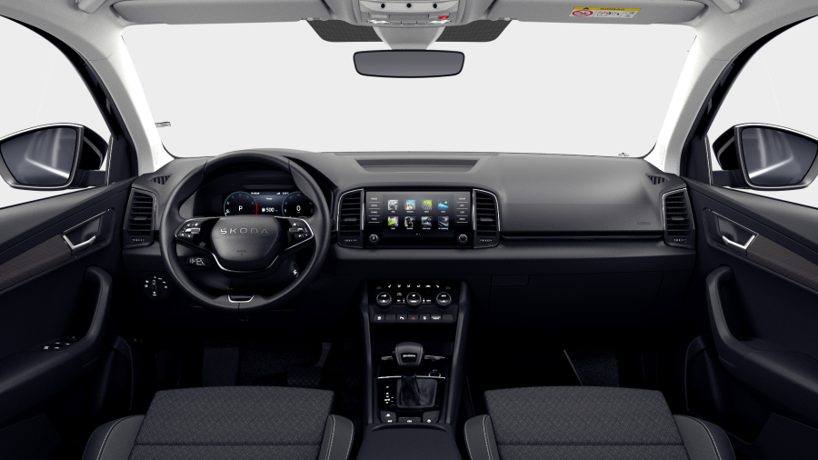 Škoda Karoq, 1,5 TSI 110 kW 7° automatická DSG, barva černá